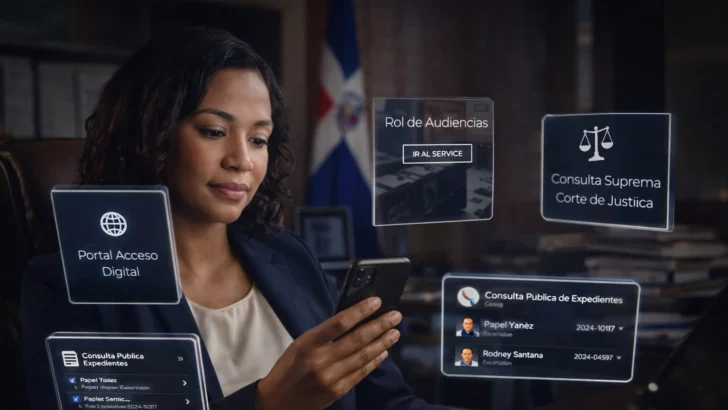Poder Judicial lanza Justicia.gob.do como puerta única digital para trámites y servicios judiciales
