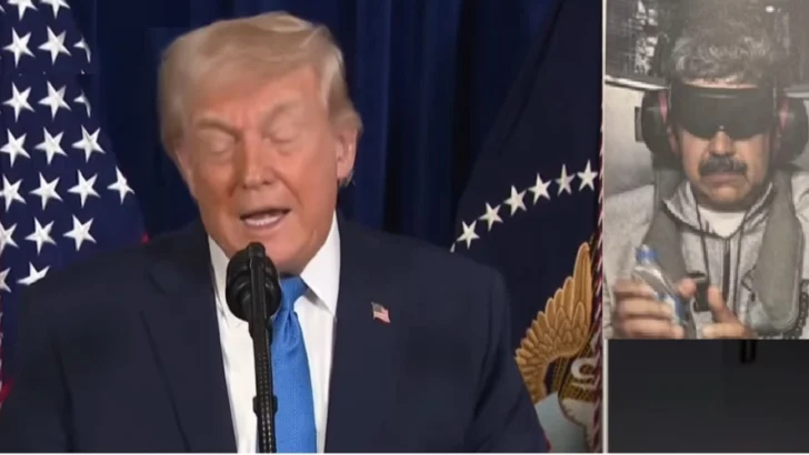 Trump publica foto de Maduro esposado y dice EEUU 