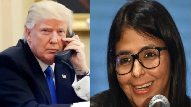 Trump llama a Delcy Rodríguez y tras colgar dice 