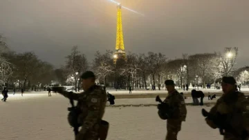 Francia bajo la nieve: frío histórico, vuelos cancelados y ciudades en alerta