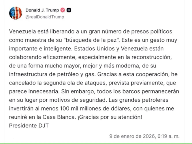 El chavismo se reacomoda bajo el poder del garrote de 'la Doctrina Donroe'