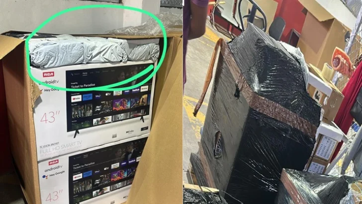 Contrabando de miles de artículos y dólares incautados por Aduanas