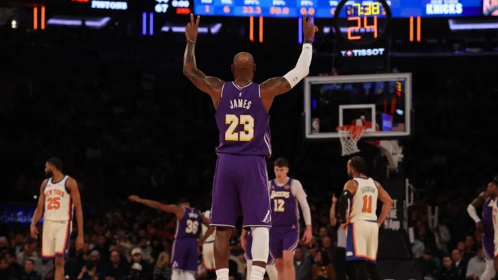 NBA: Los Lakers se desinflan en la posible última visita de LeBron al Madison