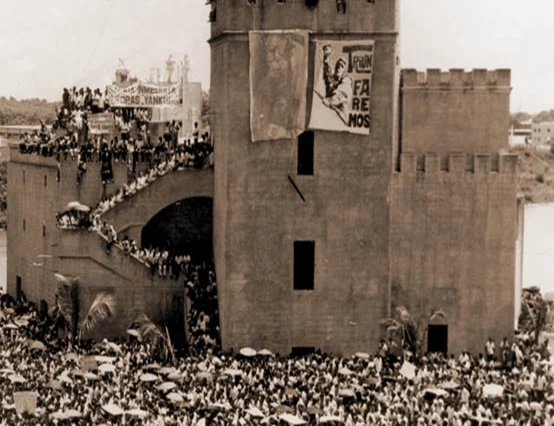 José Óscar y J. Alfredo Achecar en San Juan