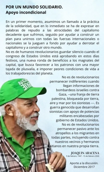 Fallece el profesor José (Joaquín) Aracena, defensor de la ecología dominicana