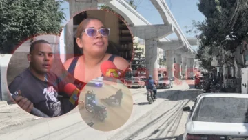 Residentes de Cuesta Colorada denuncian caos y accidentes por trabajos del Monorriel de Santiago Residentes de Cuesta Colorada denuncian caos y accidentes por trabajos del Monorriel de Santiago