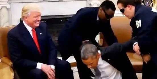 Parte-del-video-generado-con-inteligencia-artificial-colgado-por-Trump-en-el-que-arrestan-a-Obama