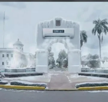 El atardecer de El Cercado bajo el frente frío