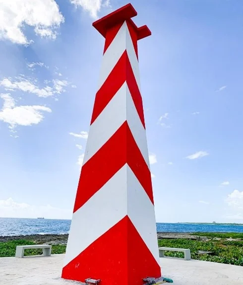 Vista-desde-el-Faro-hacia-la-costa-del-mar-Caribe-en-San-Pedro-de-Macoris
