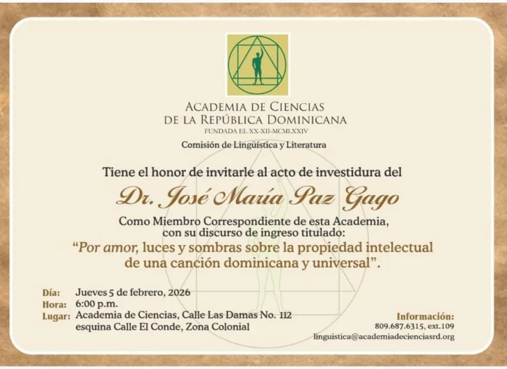 Experto en propiedad intelectual abordará enigma histórico sobre la canción dominicana “Por amor”