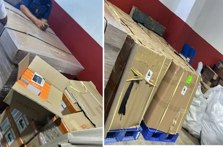 Contrabando de miles de artículos y dólares incautados por Aduanas