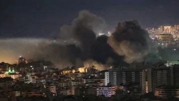 En el Líbano, el suburbio sur de Beirut masivamente bombardeado por Israel