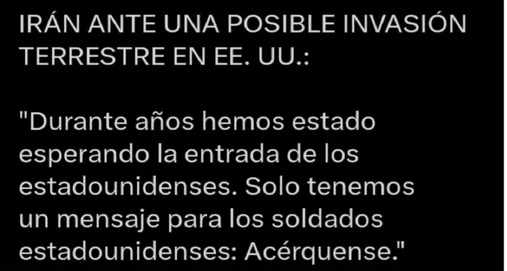 EEUU envía a Irán plan de 15 puntos para terminar la guerra, según NYT