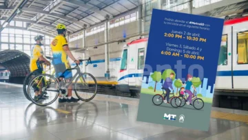 Metro anuncia horarios especiales durante Semana Santa para transportar bicicletas
