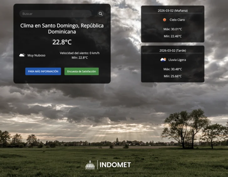 El clima para hoy y mañana: lluvias en parte del país por influencia de una vaguada
