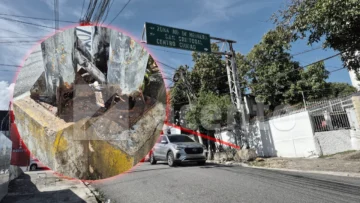 Denuncian letrero en mal estado y con orientación incorrecta en la avenida Doctor Defilló