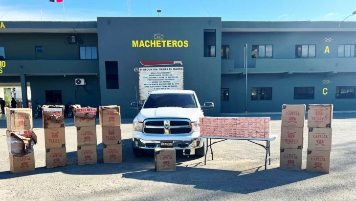 Ejército incauta 220 mil cigarrillos de contrabando y detiene a 65 migrantes indocumentados en Valverde, San Juan y Montecristi