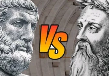 Atajo entre Heráclito y Parménides Atajo entre Heráclito y Parménides