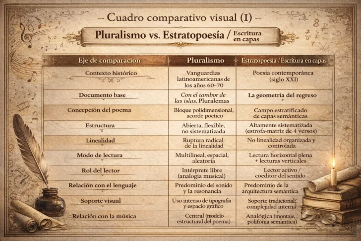 Del Pluralismo a la Estratopoesía, no linealidad, lectura múltiple y ética del sentido en la poesía. (III)