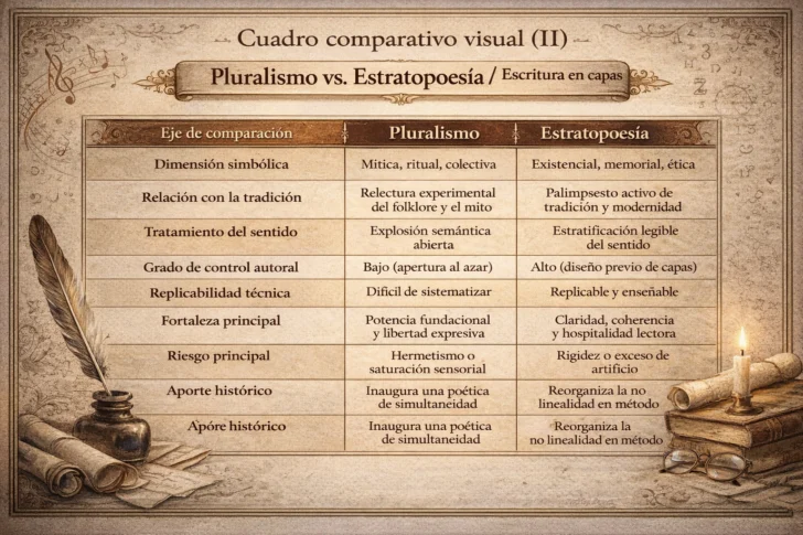 Del Pluralismo a la Estratopoesía, no linealidad, lectura múltiple y ética del sentido en la poesía. (III)