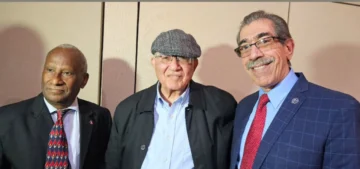  Julio Cuevas, Manuel Matos Moquete y Jorge Asjana David.