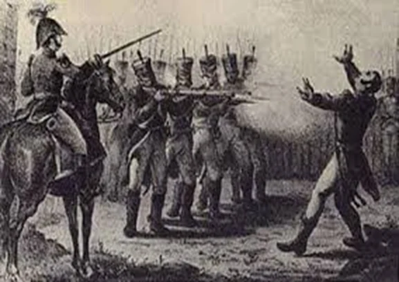 Imagen-alusiva-al-fusilamiento-de-Francisco-del-Rosario-Sanchez-el-4-de-julio-de-1861-en-San-Juan-de-la-Maguana