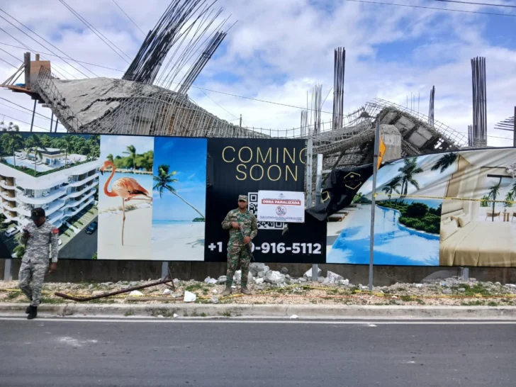 MIVHED paraliza construcción de proyecto en Bayahibe tras colapso en obra