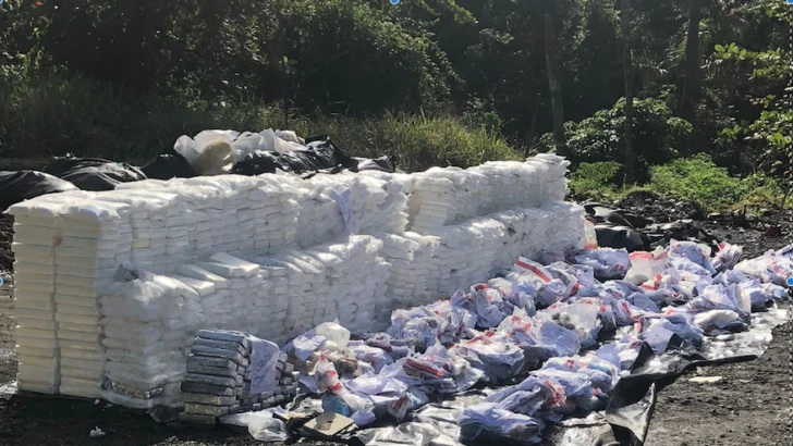 Inacif quema más de 2 toneladas de drogas incautadas en Peravia y otras demarcaciones