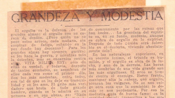 Una traducción de Pedro Henríquez Ureña sobre la grandeza y la modestia