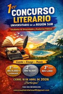Convocan al 1er Concurso Literario Universitario de la Región Sur para estudiantes de instituciones públicas