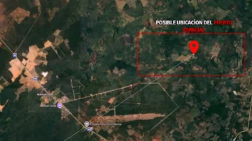 Esta es la posible ubicación del puerto espacial anunciado por el presidente Luis Abinader Esta es la posible ubicación del puerto espacial anunciado por el presidente Luis Abinader