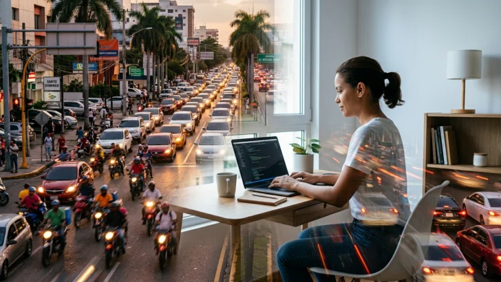 Teletrabajo propuesto por Abinader recibe amplio respaldo en encuesta de Acento Teletrabajo propuesto por Abinader recibe amplio respaldo en encuesta de Acento