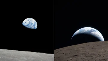 ¿Cómo ha cambiado la Tierra en 58 años?: lo que revela la comparación entre las icónicas fotos de nuestro planeta del Apolo 8 y de Artemis II