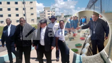 Obispo Castro Marte realiza visita pastoral al Centro de Corrección y Rehabilitación Las Parras