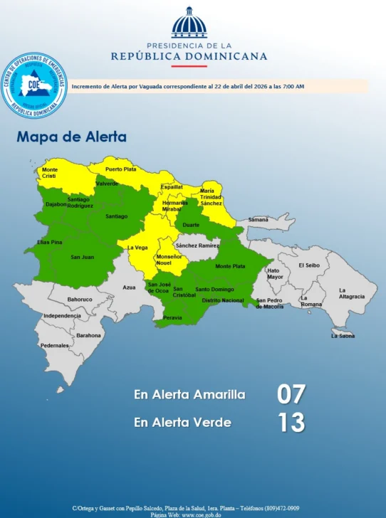 COE-mantiene-alerta-en-20-provincias-y-el-Distrito-Nacional-por-lluvia-de-hoy-542x728