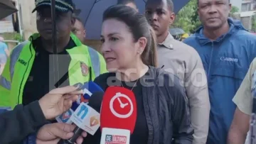 Carolina Mejía revela que Abinader le pidió un informe directo sobre el desborde de cañada en Las 800 de Los Ríos