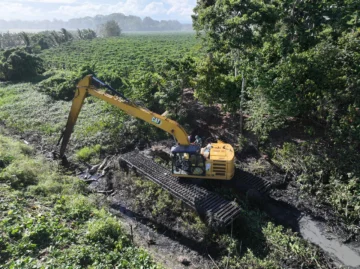 Intervenidos sistemas de drenaje Bajo Yuna para agilizar circulación de aguas en beneficio de productores agrícolas