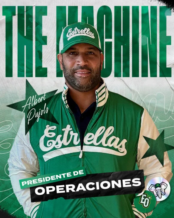 Albert Pujols asume cargo en las Estrellas Orientales