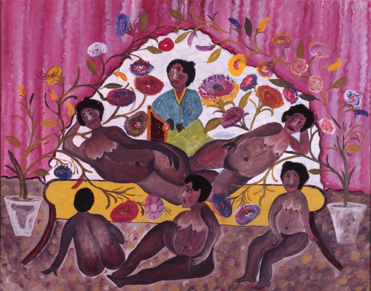 Hector-Hyppolite.-Ezili-and-her-earthly-court-1946-728x571