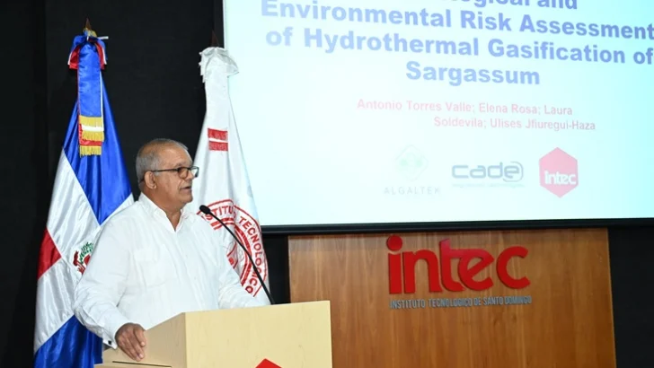Investigadores de INTEC, Algaltek y CADE obtienen energía del sargazo y logran separar el arsénico del alga