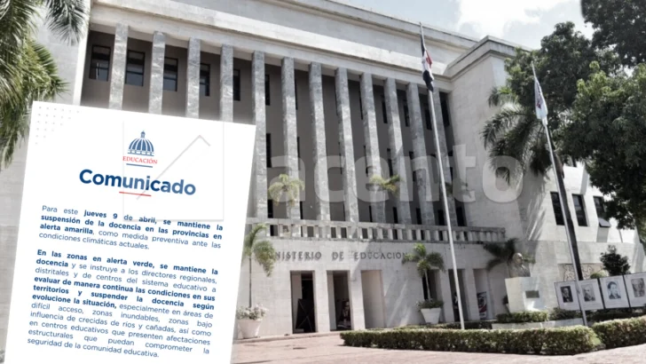 Educación mantiene suspensión de docencia en provincias en alerta amarilla y dispone medidas preventivas