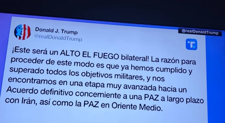 Incluso Israel afirma que respetará el alto el fuego acordado entre EEUU e Irán Incluso Israel afirma que respetará el alto el fuego acordado entre EEUU e Irán