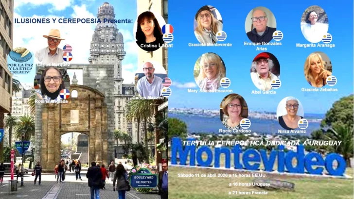 Tertulia Cerepoética dedicada a Uruguay