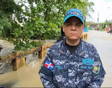 Director de la Policía se traslada a Manoguayabo ante lluvias y refuerza operativos preventivos