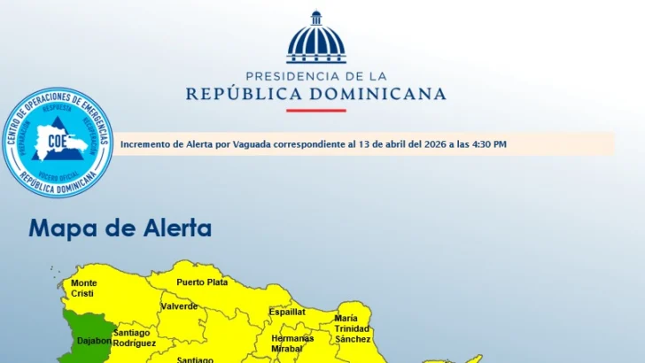 En alerta roja Santo Domingo y el Distrito Nacional por lluvias