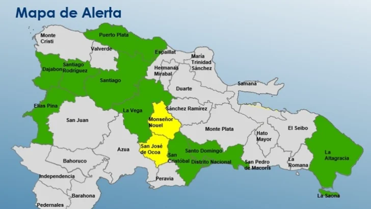 El COE amplía niveles de alerta por vaguada en varias provincias