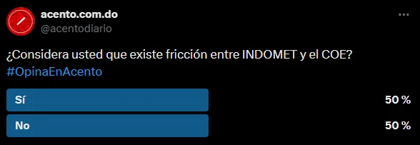 ¿Fricción entre el Indomet y el COE? Esto piensan los lectores de Acento
