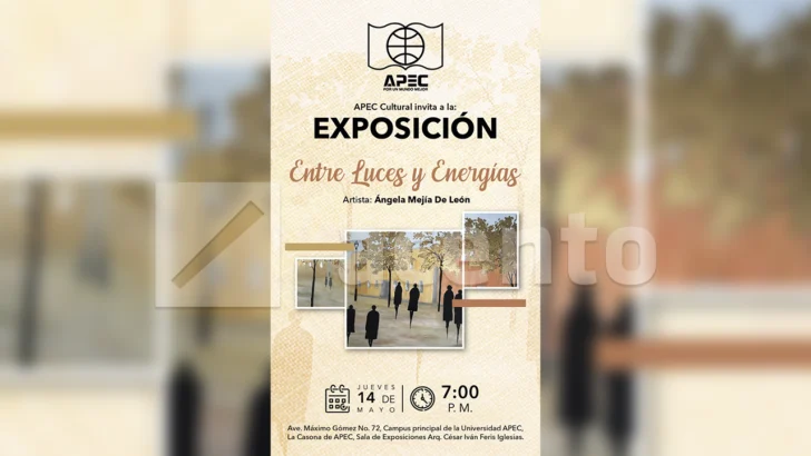 La Casona de APEC acoge la exposición “Luces y Energías” de la artista Ángela de León