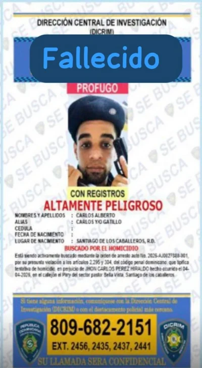 Policía mata en presunto intercambio de disparos a Gatillo, buscado por muerte La China Policía mata en presunto intercambio de disparos a Gatillo, buscado por muerte La China