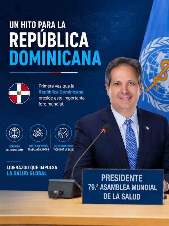 RD a cargo de presidencia global en salud debe poner fin a 'discriminación racial'